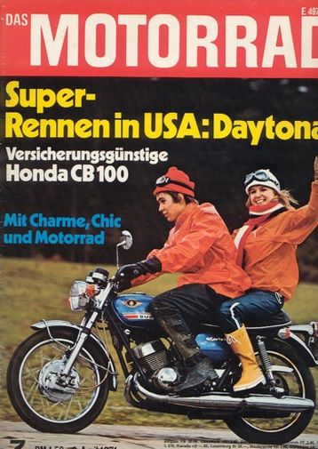 DAS MOTORRAD 7/1971 – Test Honda CB 100 mit 11,5 PS