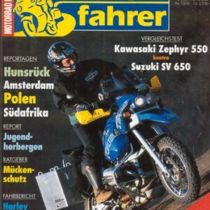 Tourenfahrer 7/1999 – Kawasaki Zephyr 550 mit 37 kW (50 PS) im Vergleichstest, Suzuki SV 650 mit 52 kW (71 PS) im Vergleichstest
