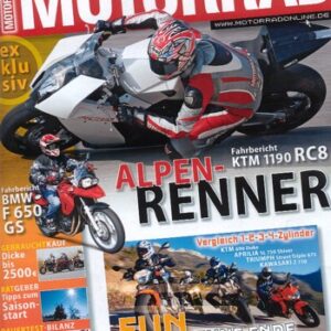 MOTORRAD 7/2008 – Test KTM 1190 RC8; Test Suzuki GSX-R 600; Test BMW F 650 GS; KTM 690 Duke