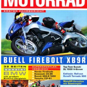 MOTORRAD 7/2002 – Test Benelli Tornado Tre 900 LE; Honda CBR 900 RR Fireblade; Kawasaki ZX-9R Ninja; Suzuki GSX-R 1000