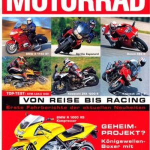 MOTORRAD 7/2001 – Test Kawasaki ZRX 1200 S; Test Kawasaki ZR-7 S; Test Ducati 996 R; Test Aprilia ETV 1000 Caponord