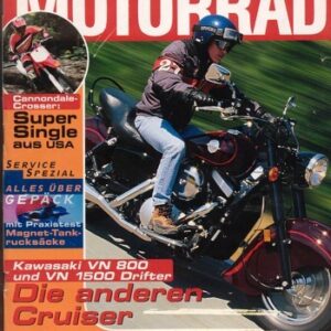 MOTORRAD 7/1999 – Test Kawasaki VN 800 Drifter; Test Kawasaki VN 1500 Drifter; Suzuki AN 400 Burgman; Suzuki GS 500 E