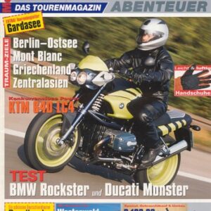 Motorrad ABENTEUER 37 2003 – BMW R 1150 R Rockster; Ducati Monster 1000 I.E.; BMW R 100 GS, Zubehör; Test KTM LC4 640