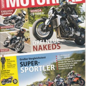 MOTORRAD 08/2018 – Husqvarna Vitpilen 701, Honda CB 1000 R, Ducati Scrambler 1100