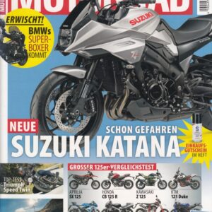 MOTORRAD 08/2019 – Suzuki Katana, Triumph Speed Twin, Aprilia SX 125