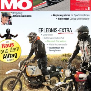 MO 8/2012 – BMW K 1600 GT mit 118 kW (160 PS) Test & Technik; Gas Gas TXT 4820 Electro, damit unterwegs in den Alpen