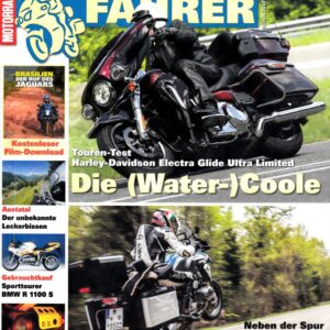 TOURENFAHRER 8/2014 – Harley-Davidson Electra Glide Ultra Limited mit 62,1 kW (84,5 PS) Test & Technik
