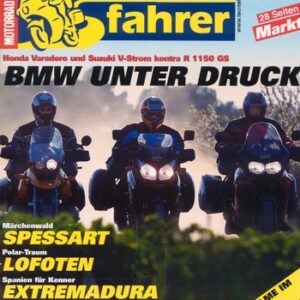 Tourenfahrer 8/2002 – BMW R 1150 GS mit 62,5 kW (85 PS) im Vergleichstest, Honda XL 1000 V Varadero mit 69 kW (94 PS) im Vergleichstest