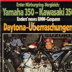 DAS MOTORRAD 8/1972 – BMW-Gespann, hier das vod den Weltmeistern Enders/Engelhardt