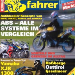 Tourenfahrer 8/2003 – BMW F 650 GS mit 37 kW (50 PS) im Vergleichstest, BMW R 1150 RT mit 70 kW (95 PS) im Vergleichstest