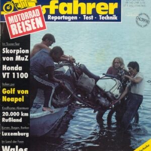 Tourenfahrer 8/1994 – Honda VT 1100 C Shadow mit 44 kW (60 PS) als Reise-Motorrad getestet, Honda XRV Africa Twin, Zubehör-Empfehlungen