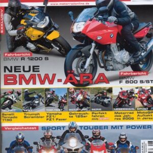 MOTORRAD 8/2006 – Test Benelli Tornado Tre 1130; BMW F 800 S; BMW R 1200 S; Triumph Scrambler