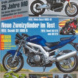 MO 8/2003 – Moto Guzzi Breva V 750 i.e. mit 36 kW (48 PS) im Vergleichstest; Britten V 1000, ein scharfer Renner aus Neuseeland