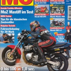MO 8/1997 – Ducati Monster 600 mit 25 kW (34 PS) Test & Technik; Ducati ST2 mit 61 kW (83 PS) Test & Technik
