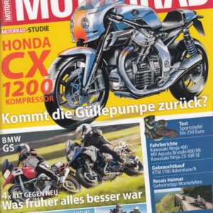 MOTORRAD 09/2018 – Honda CX 1200 Kompressor, Kawasaki Ninja 400, MV Agusta Brutale 800 RR