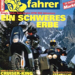 Tourenfahrer 9/2003 – Honda XRV 750 Africa Twin mit 44 kW (60 PS) im Vergleichstest, KTM 950 Adventure mit 72 kW (98 PS) im Vergleichstest