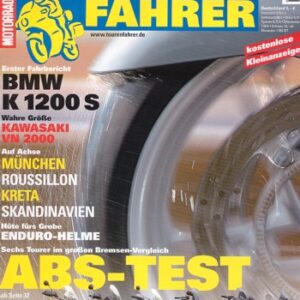 TOURENFAHRER 9/2004 – Aprilia ETV 1000 Caponord mit 72 kW (98 PS) im Vergleichstest, BMW R 1200 GS mit 72 kW (98 PS) im Vergleichstest