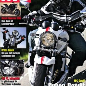 MO 9/2008 – Harley-Davidson Cross Bones mit 54 kW (73 PS) Test & Technik; Ducati Monster 696 mit 55 kW (75 PS) Test & Technik