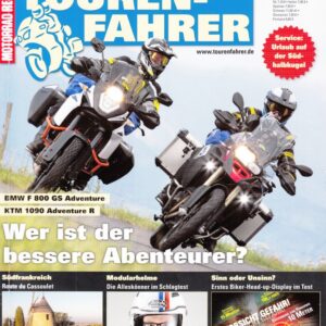 TOURENFAHRER 9/2017 – BMW F 800 GS Adventure mit 63 kW (85 PS) im Vegleichstest, KTM 1090 Adventure R mit 92 kW (125 PS) im Vergleichstest