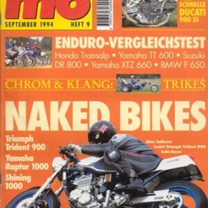 MO 9/1994 – Honda XL 600 V Transalp mit 37 kW (50 PS) im Vergleichstest; BMW F 650 mit 35 kW (48 PS) im Vergleichstest