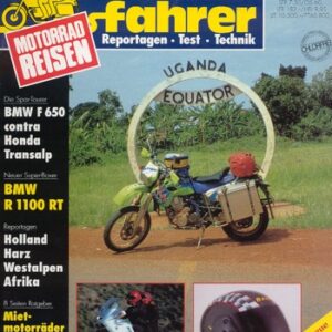 Tourenfahrer 9/1995 – BMW F 650 mit 35 kW (48 PS) im Vergleichstest, Honda XL 600 V Transalp mit 37 kW (50 PS) im Vergleichstest