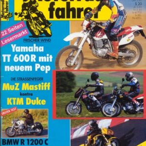 Motorradfahrer 9/1997 – Test Kawasaki EL 125; Yamaha TT 600 R; Honda FES 250 Foresight; KTM 620 Duke