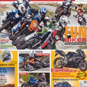 MOTORRAD 9/2007 – Test Kawasaki Z 1000; Aprilia Pegaso 650 Factory; BMW G 650 Xmoto; Husqvarna SM 610 IE