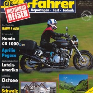 Tourenfahrer 9/1993 – Honda CB 1000 mit 72 kW (98 PS) im Touren-Test, Aprilia Pegaso 650 mit 35 kW (47,5 PS) im Touren-Test
