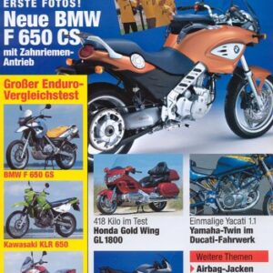 MO 9/2001 – Aprilia Pegaso 650 i.e. mit 36 kW (49 PS) im Vergleichstest; Buell X1 Lightning mit 65 kW (88 PS) im Vergleichstest