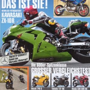 MO 9/2003 – Husaberg FS 650 E mit (ungedrosselt) 46 kW (63 PS) Test & Technik; Ducati 749 S mit 76 kW (103 PS) im Vergleichstest