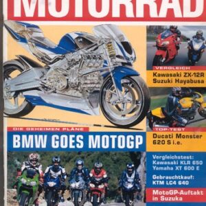MOTORRAD 9/2002 – Honda CBR 600 F; Kawasaki ZX-6R Ninja; Suzuki GSX-R 600; Triumph TT 600