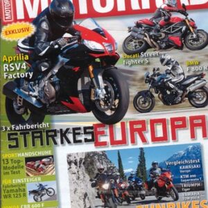 MOTORRAD 9/2009 – Test Aprilia RSV4 Factory; Test BMW F 800 R; Test Moto Guzzi V7 Café Classic; Kawasaki Versys