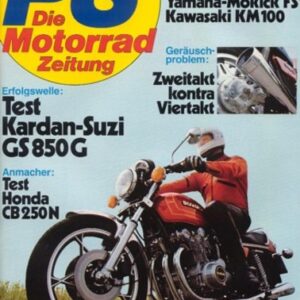 PS 9/1979 – Suzuki GS 850 G mit 57 kW (78 PS) Test & Technik, Honda CB 250 N mit 13 kW (17 PS) Test & Technik, Yamaha FS 1, ein Mokick