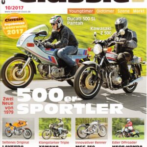 MOTORRAD Classic 10/2017 – 500er Sportler: Ducati Pantah, Kawasaki Z 500, Yamaha XS 850, Laverda 750 SFC