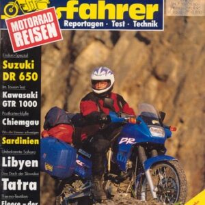 Tourenfahrer 10/1994 – Kawasaki GTR 1000 mit 68 kW (92 PS) als Reise-Motorrad, Suzuki DR 650 RSE mit 34 kW (46 PS) als Reise-Motorrad