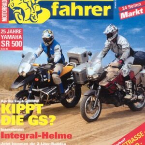 Tourenfahrer 10/2003 – Aprilia ETV 1000 Caponord Rally Raid mit 72 kW (98 PS) im Vergleichstest