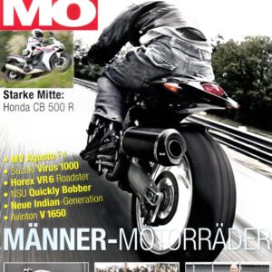 MO 10/2013 – Honda CBR 500 R mit 35 kW (48 PS) Test & Technik; Horex VR6 Roadster mit 118 kW (161 PS) Test & Technik