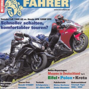 TOURENFAHRER 10/2013 – Suzuki Intruder C 1500 T mit 58 kW (79 PS) Test & Technik, Honda VFR 1200 F DCT mit 127 kW (173 PS) im Vergleichstest