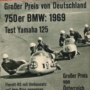 DAS MOTORRAD 10/1968 – Kreidler Florett RS, hier; Test Yamaha 125 YAS-1; BMW R 50 / R 60 / R 69, die US-Varianten