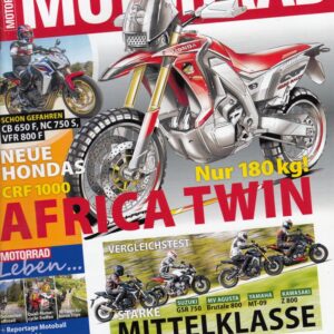 MOTORRAD 10/2014 – Test Honda CB 650 F; Test Honda VFR 800 F; Kawasaki Z 800; MV Agusta Brutale 800