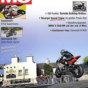 MO 10/2011 – BMW R 1200 R, hier als Testfahrzeug für den Reifen-Test; Triumph Speed Triple mit 99 kW (135 PS) nach dem Praxis-Test