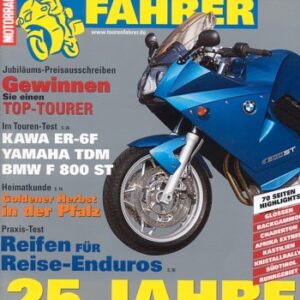 TOURENFAHRER 10/2006 – BMW F 800 ST mit 62,5 kW (85 PS) im Vergleichstest, Kawasaki ER-6f mit 53 kW (72 PS) im Vergleichstest