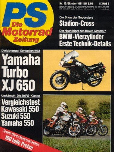 PS 10/1981 – Kawasaki Z 550 mit 37 kW (50 PS) im Vergleichstest, Suzuki GS 550 Katana mit 37 kW (50 PS) im Vergleichstest