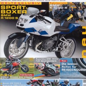 MOTORRAD 10/2005 – Vorstellung BMW R 1200 S; BMW K 1200 R; Honda CB 1300 S; Kawasaki ZRX 1200 R