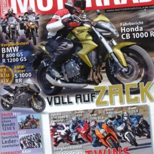 MOTORRAD 10/2008 – Test Honda CB 1000 R; Aprilia RSV 1000 R Factory; BMW HP2 Sport; Buell 1125 R