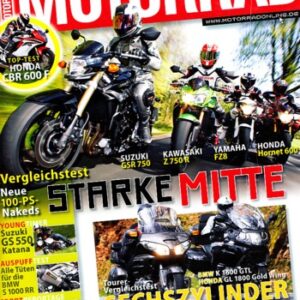 MOTORRAD 10/2011 – Vergleich BMW K 1600 GTL; Vergleich Honda Gold Wing; Test Honda CBR 600 F; Test Harley-Davidson Softail Blackline