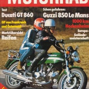 DAS MOTORRAD 10/1976 – Test Ducati 860 GT; Test Moto Guzzi 850 Le Mans I; Bultaco, vier neue Modelle 1976