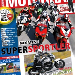 MOTORRAD 10/2012 – Test Honda NC 700 S; Aprilia RSV4 Factory APRC; BMW S 1000 RR; Ducati 1199 Panigale S