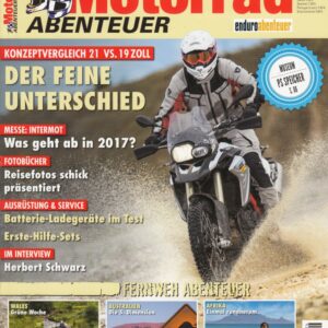 Motorrad ABENTEUER 11/12 2016 – BMW F 800 GS und BMW F 700 GS im Konzeptvergleich 19 vs. 21 Zoll