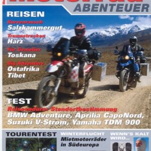 Motorrad ABENTEUER 11/12 2002 – BMW R 1150 GS Adventure; Aprilia ETV 1000 Caponord; Yamaha TDM 900; Suzuki DL 1000 V-Strom
